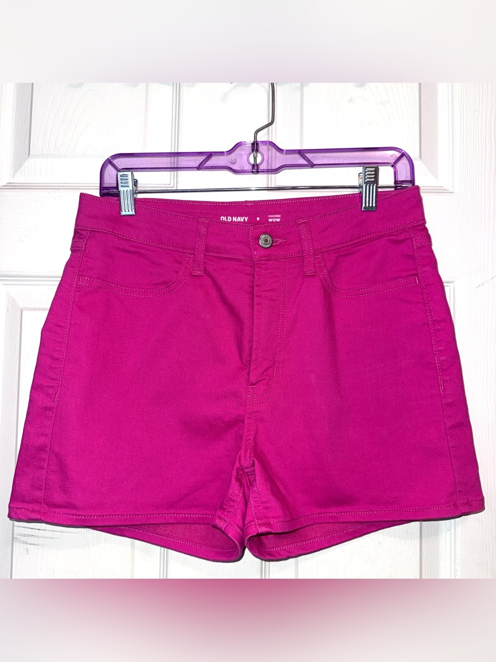 Old Navy High Rise WOW Dragon Fruit Shorts